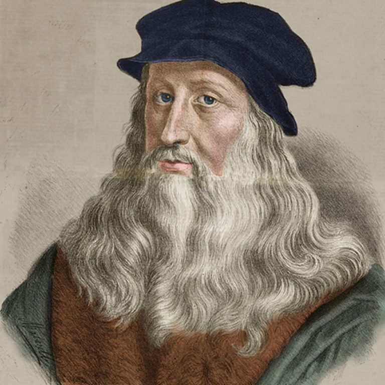 Natalicio De Leonardo Da Vinci Efekto TV   Portrait Of Leonardo Da Vinci 1452 1519 Getty 768x768 